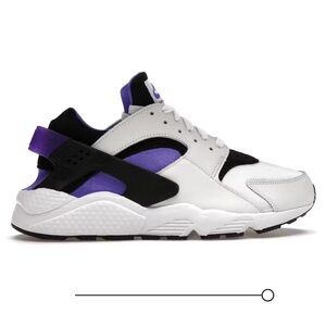 Nike White and Purple Athletic Shoes